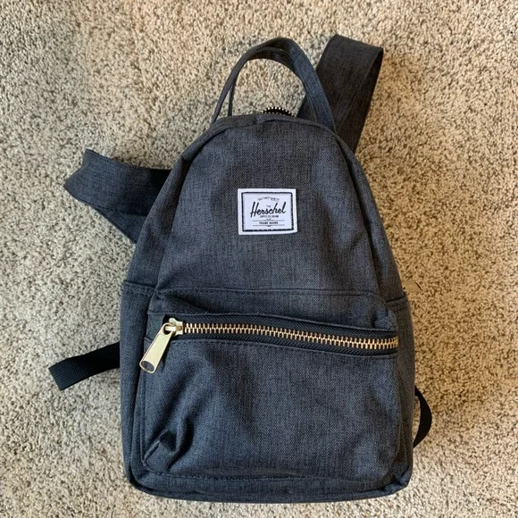 dark gray herschel backpack Hershel Dark Gray Mini Backpack
